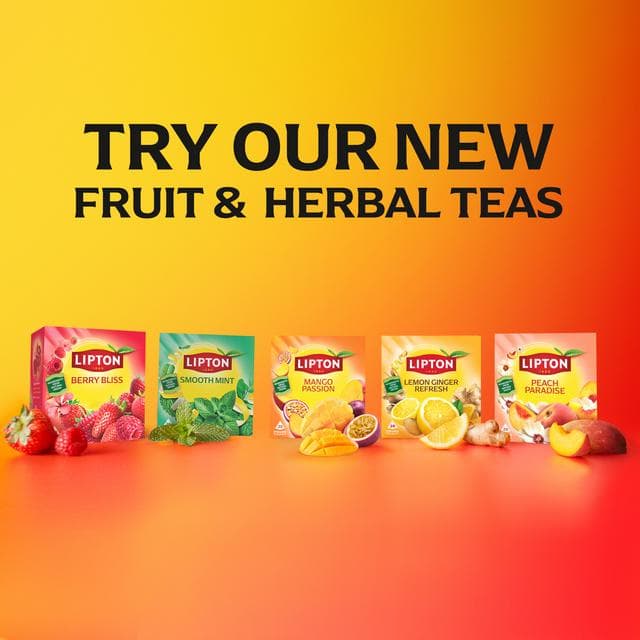 Lipton 20 x 1.8g Mango Passion Pyramid Tea Bags - gallery image 5