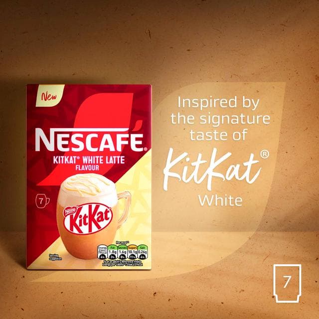 Nescafé 7 x 20g KitKat White Latte Flavour - gallery image 3
