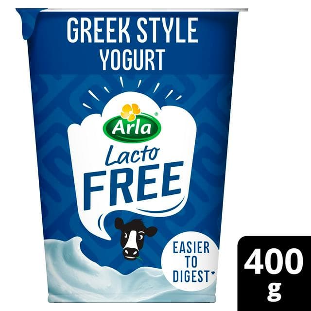 Arla 400g Greek Style Lacto Free Yogurt - gallery image 1