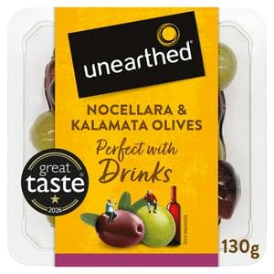 Unearthed 140g Nocellara & Kalamata Olives