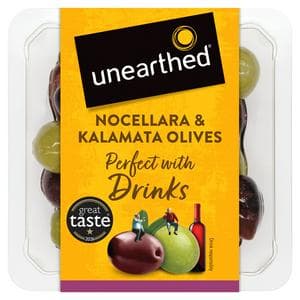Unearthed 140g Nocellara & Kalamata Olives