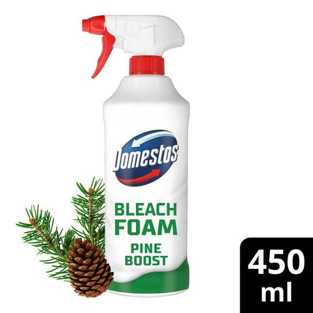 Domestos 450ml Pine Boost Bleach Foam - gallery image 1