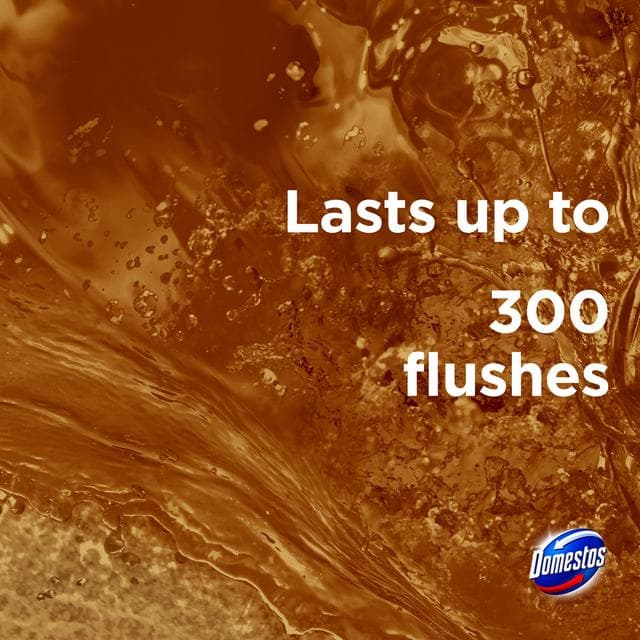 Domestos 1 x 50g Gold Freshness Limited Edition Toilet Freshener Rim Block Cleaner - gallery image 3