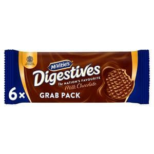 McVitie's 100g Milk Chocolate Digestive Biscuits
