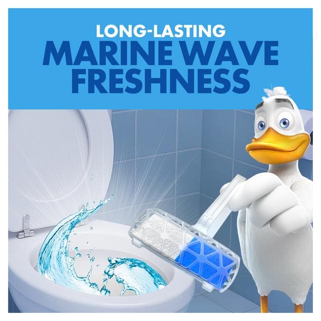 Duck Fresh Boost 2 x 16g Marine Wave Toilet Rim Block - gallery image 2