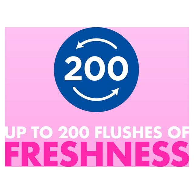 Duck Fresh Boost 2 x 16g Pink Peony Toilet Rim Block - gallery image 4