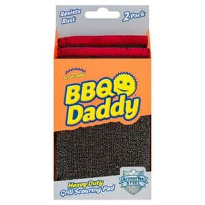 Scrub Daddy BBQ Daddy 2 x Heavy Duty Grill Scouring Pad