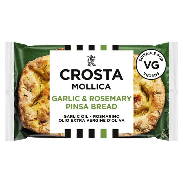 Crosta Mollica 243g Garlic & Rosemary Pinsa Bread - gallery image 1