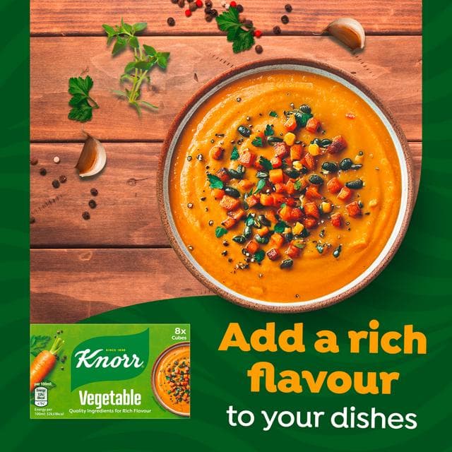 Knorr 8 x 10g Vegetable Stock Cubes - gallery image 4