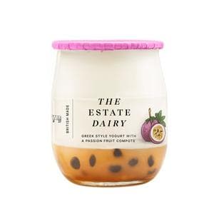 The Estate Dairy 125g Passion Fruit Compote Greek Style Yogurt