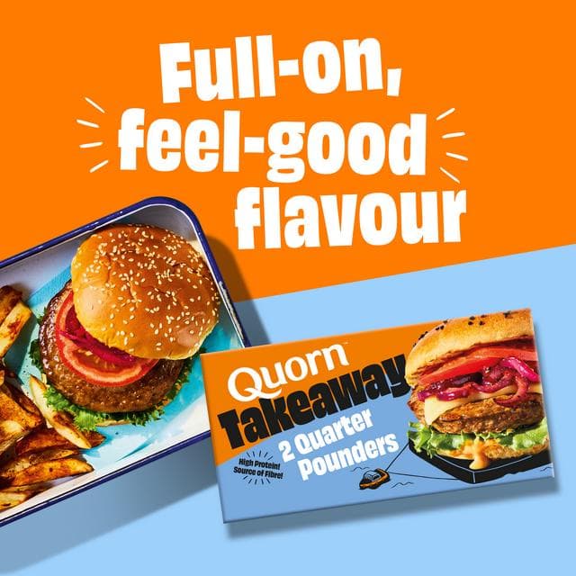 Quorn 227g Takeaway Quarter Pounder Burger - gallery image 2