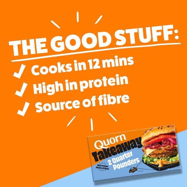 Quorn 227g Takeaway Quarter Pounder Burger - gallery image 3