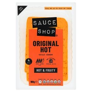 Sauce Shop 4 x Hot Chilli Original Thick Cheese Slices 160g