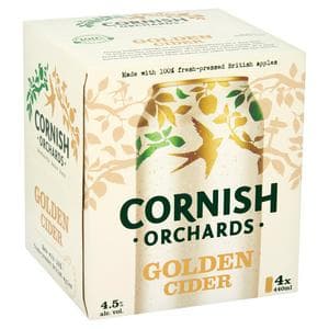 Cornish Orchards 4 x 440ml Golden Cider Cans