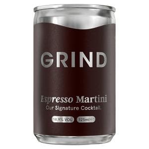 Grind 125ml Espresso Martini Cocktail Can