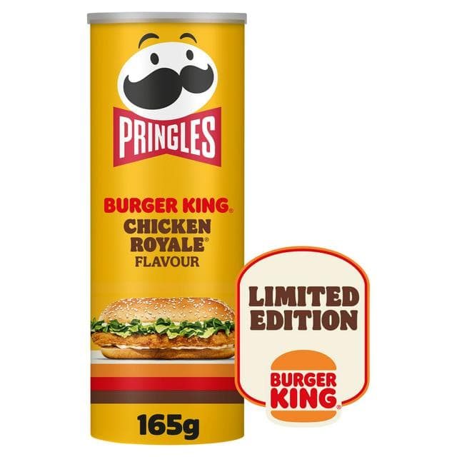 Pringles 165g Burger King Chicken Royale Flavour Sharing Crisps - gallery image 1