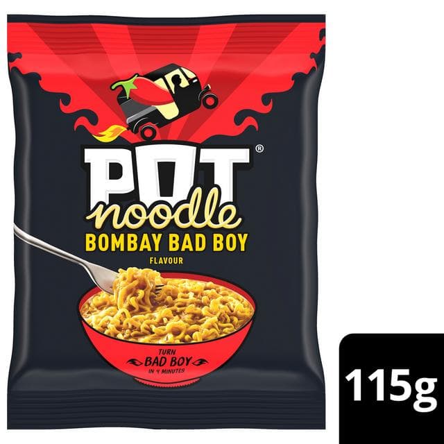 Pot Noodle 115g Bombay Bad Boy Instant Block Noodles - gallery image 5