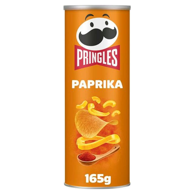 Pringles 165g Paprika Sharing Crisps - gallery image 1