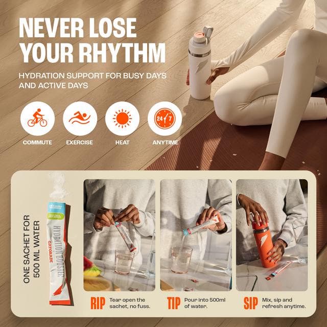 Gatorade Hydration Booster 12 x 13.5g Cherry Lime Mix Powder Sachets - gallery image 2