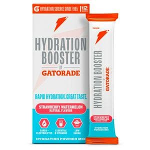 Gatorade Hydration Booster 12 x 13.5g Strawberry Watermelon Mix Powder Sachets