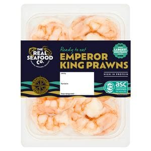The Real Seafood Co. 150g Emperor King Prawns