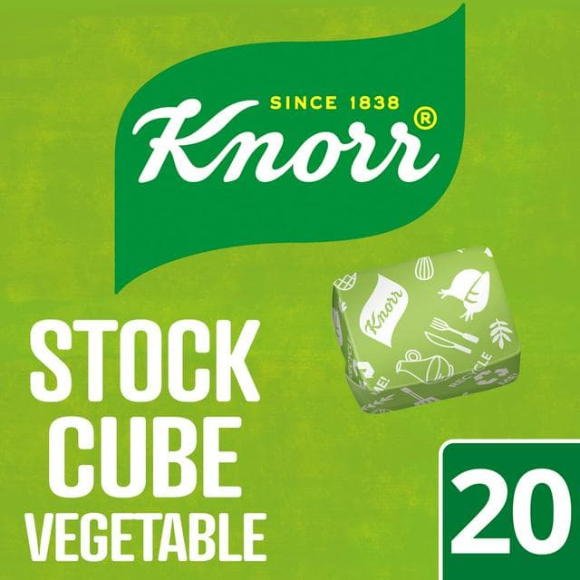 Knorr 20 x 10g Vegetable Stock Cubes - gallery image 1