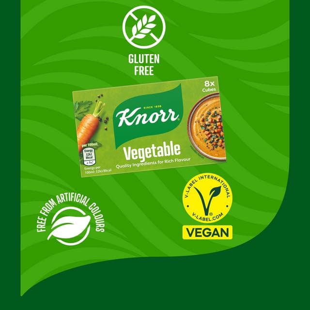 Knorr 20 x 10g Vegetable Stock Cubes - gallery image 5