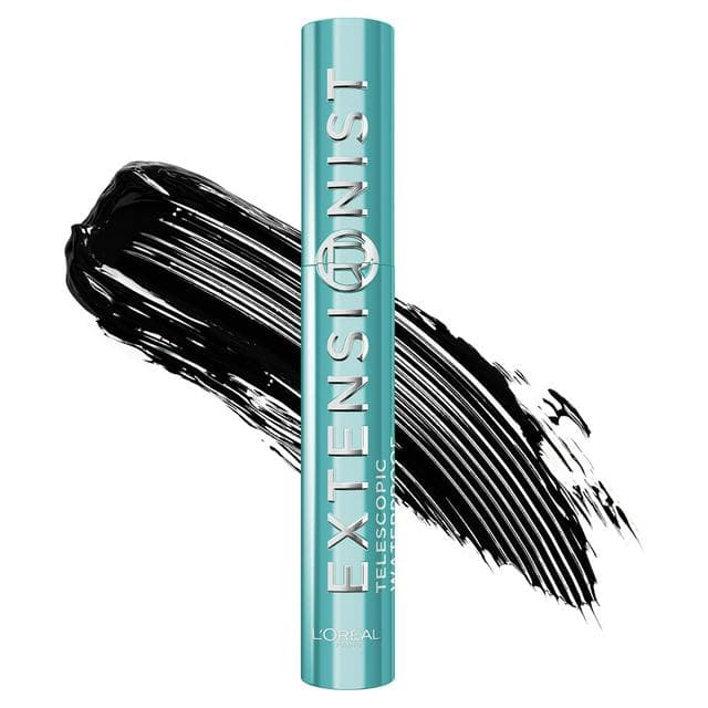L'Oréal Paris Waterproof Telescopic Extensionist Lengthening & Curling Mascara Black - gallery image 1