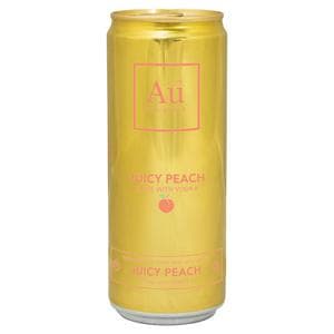 Au Vodka 330ml Juicy Peach Pre Mixed Drink Can