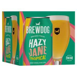 BrewDog 4 x 330ml Tropical Hazy Jane New England IPA Cans