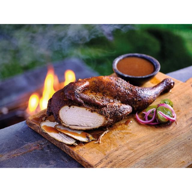 Sainsbury's Discovery 785g Slow Cooked Hot Smoked BBQ Half Chicken, Taste the Difference - gallery image 2
