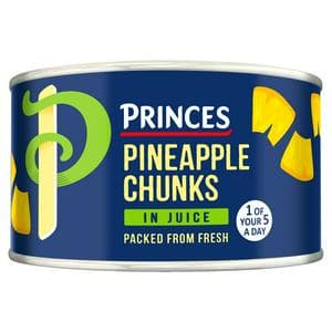 Princes 227g Pineapple Chunks in Juice Canned Fruit