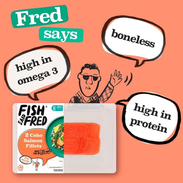 Fish Said Fred 2 x Coho Salmon Fillets 250g - gallery image 2