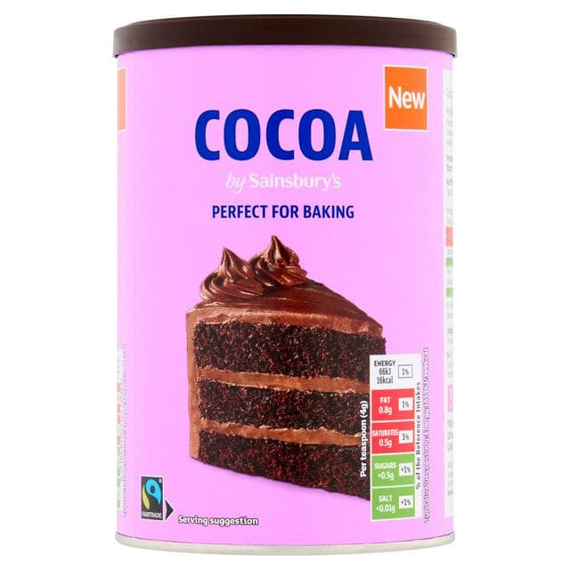 Sainsbury's 250g Cocoa Powder - gallery image 1