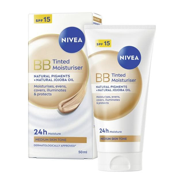 Nivea 50ml BB Tinted SPF 15 Medium Moisturiser - gallery image 1