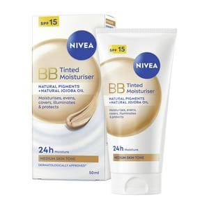 Nivea 50ml BB Tinted SPF 15 Medium Moisturiser