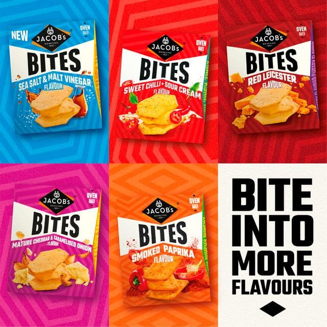 Jacob's Bites 125g Sea Salt & Malt Vinegar Cracker - gallery image 4