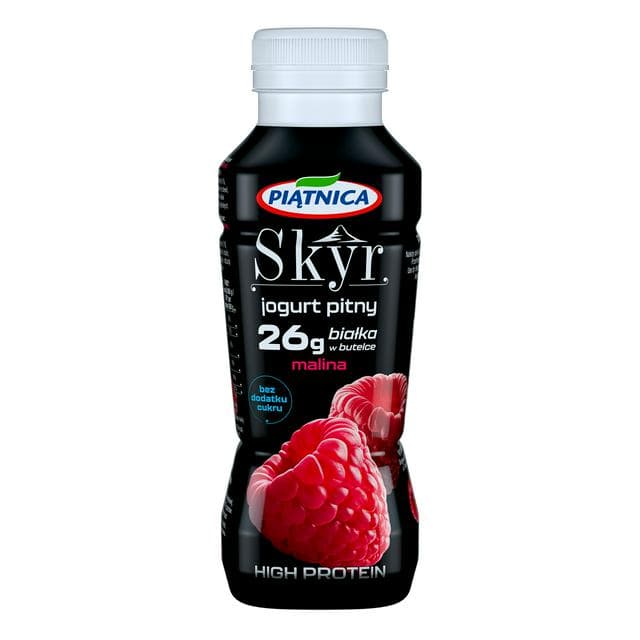 Piatnica 360g Skyr Raspberry High Protein Yogurt Drink - gallery image 1