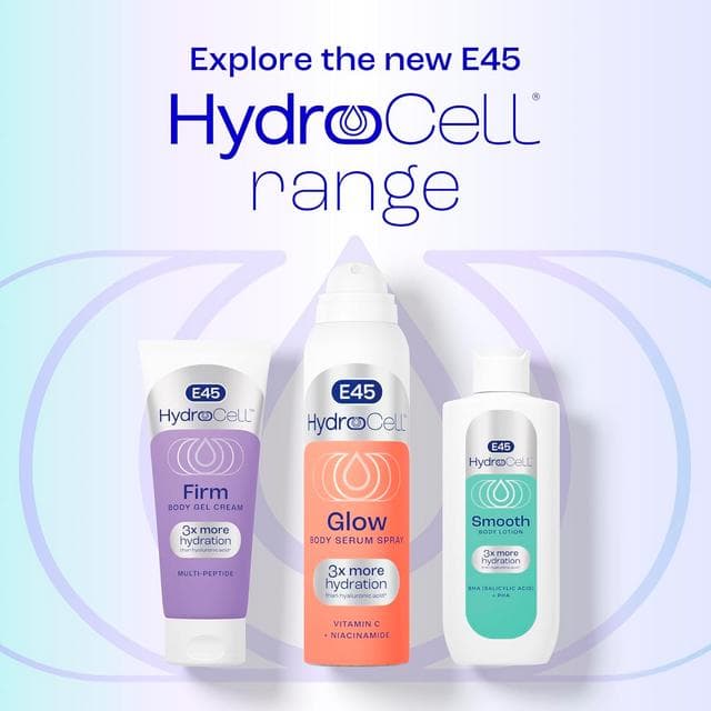 E45 HydroCell 250ml Smooth Hydrating Body Lotion with Salicylic Acid BHA + PHA - gallery image 4