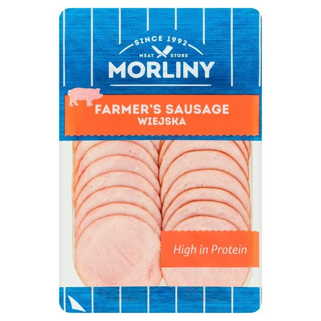Morliny 100g Farmer's Sausage Slices - gallery image 1