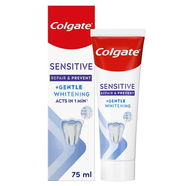 Colgate 75ml Sensitive Repair & Prevent + Gentle Whitening Toothpaste - gallery image 1