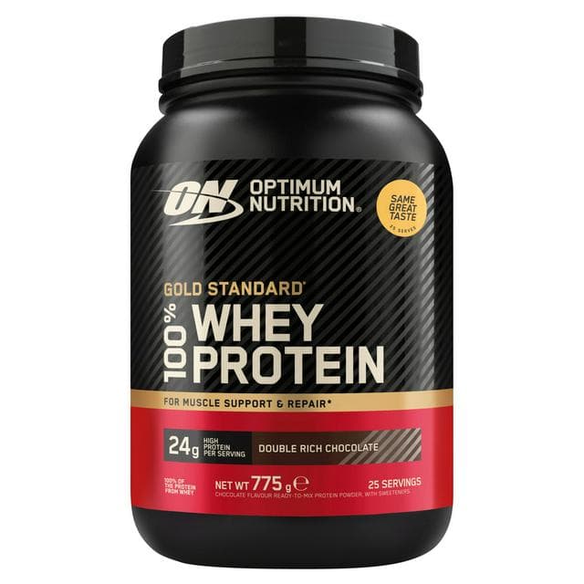Optimum Nutrition 775g Double Rich Chocolate Gold Standard 100% Whey Protein - gallery image 1