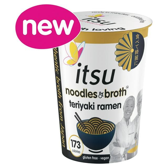 itsu 65g Teriyaki Ramen Instant Noodles & Broth Pot - gallery image 1