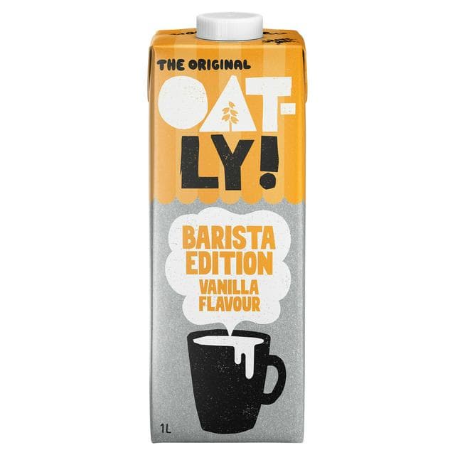 Oatly 1L Longlife Vanilla Flavour Oat Drink, Barista Edition - gallery image 1