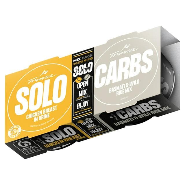 Frinsa Solo 280g Chicken Breast & Carbs Mix Pack Basmati & Wild Rice - gallery image 1