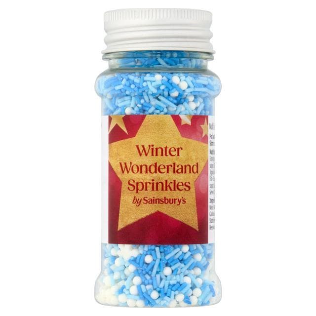 Sainsbury's 65g Winter Wonderland Sprinkles - gallery image 1
