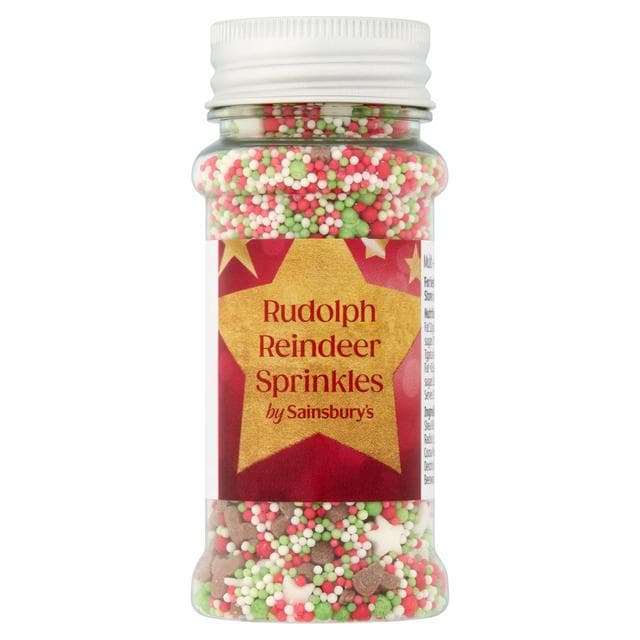Sainsbury's 75g Rudolph Reindeer Sprinkles - gallery image 1