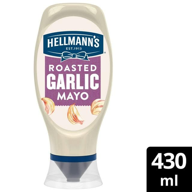 Hellmann's 430ml Roasted Garlic Mayonnaise Sauce - gallery image 1