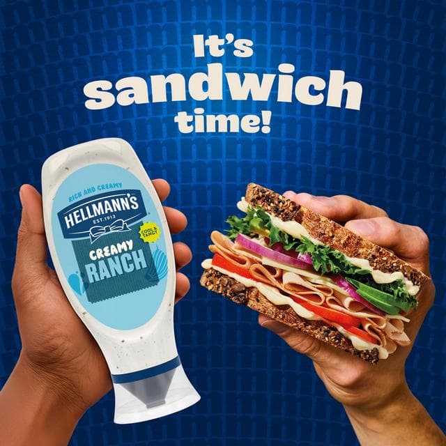 Hellmann's 430ml Creamy Ranch Mayo Sauce - gallery image 2