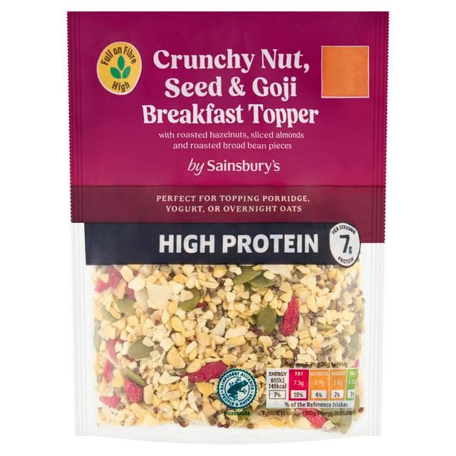 Sainsbury's 150g Crunchy Nut, Seed & Goji Breakfast Topper - gallery image 1